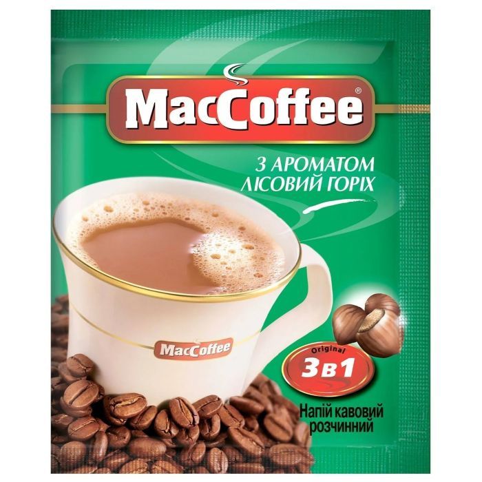 Кофе MacCoffee Лесной орех 3в1 Фото
