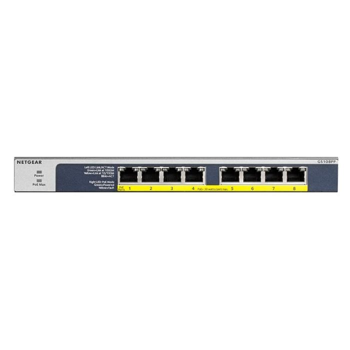 Коммутатор сетевой Netgear GS108PP-100EUS Фото