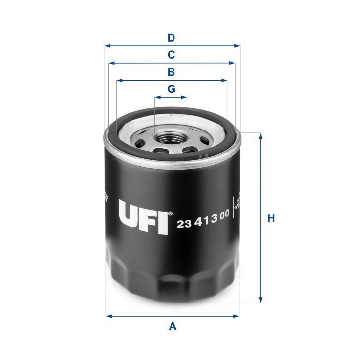 Фильтр масляный UFI 23.413.00 Фото