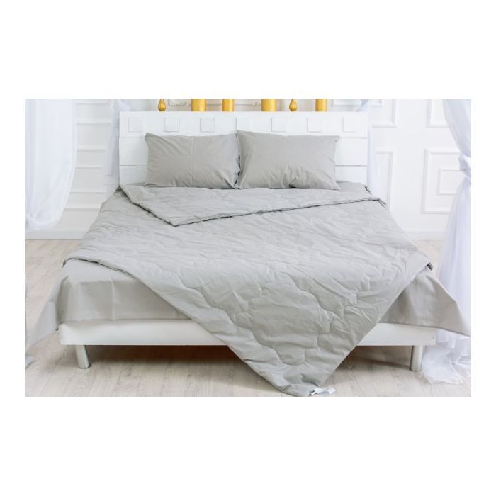 Одеяло MirSon антиаллергенное Летнее BamBoо №2376 Light Gray 140 Фото