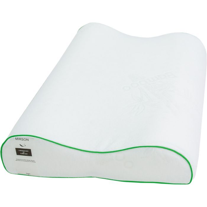 Подушка MirSon ортопедическая №6016 Green nature Julia 58х40х10.5 Фото
