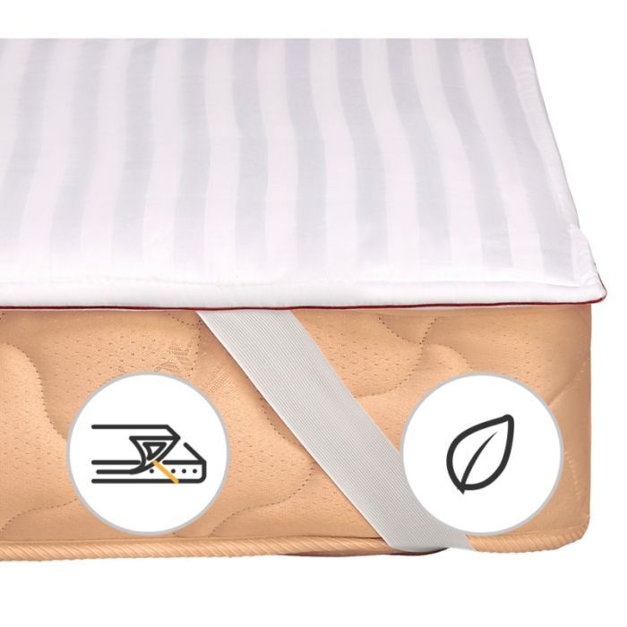 Наматрасник MirSon Deluxe с Тенсель (Modal) 337 100x200 см Фото