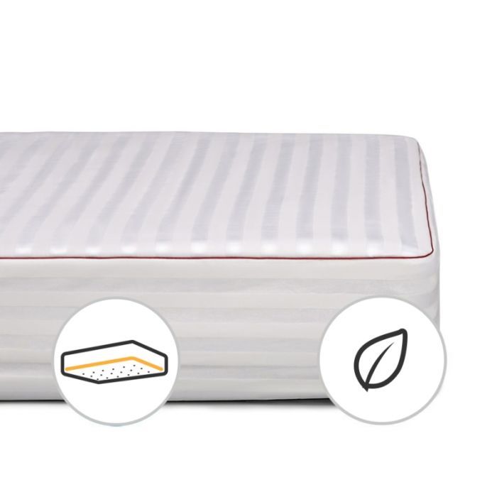 Наматрасник MirSon Deluxe с Тенсель (Modal) 338 140x190 см Фото