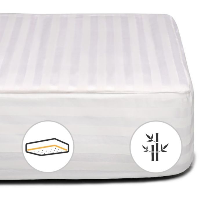 Наматрасник MirSon Royal Bamboo 614 70x190 см Фото