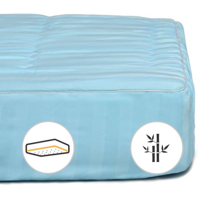 Наматрасник MirSon Valentino Вamboo 612 180х200 см Фото