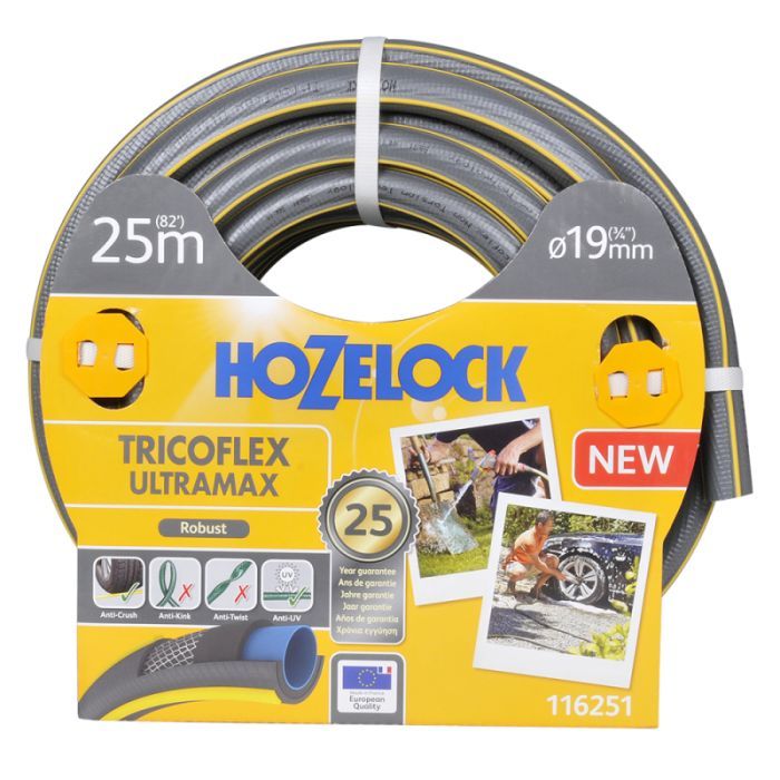 Поливочный шланг HoZelock d19мм 25м Tricoflex Ultraмax 116251 Фото