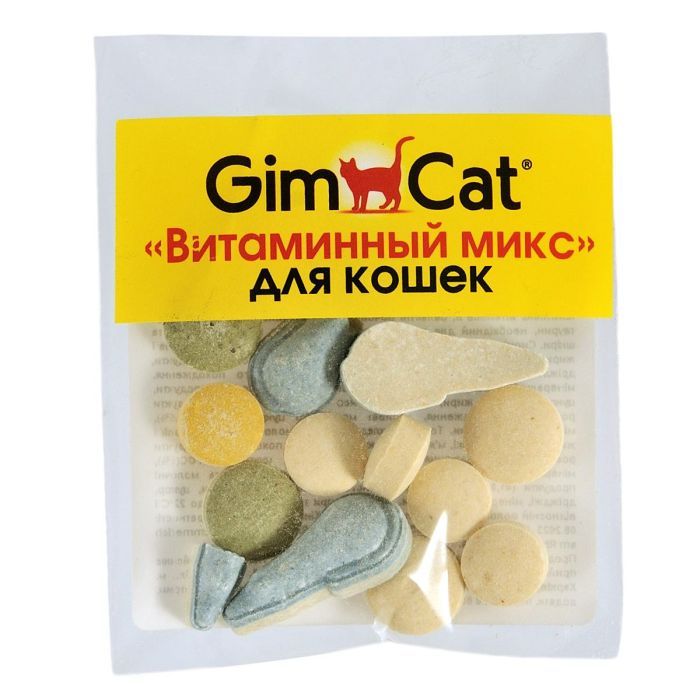 Витамины для кошек GimCat 12 табл. Фото