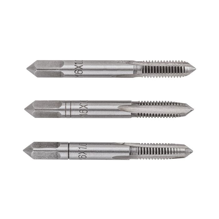 Метчик Topex M6, шаг 1.0 мм, 3 шт. Фото