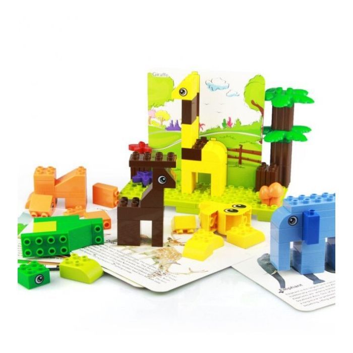 Конструктор Wange Зоодрузья и карточки Фото