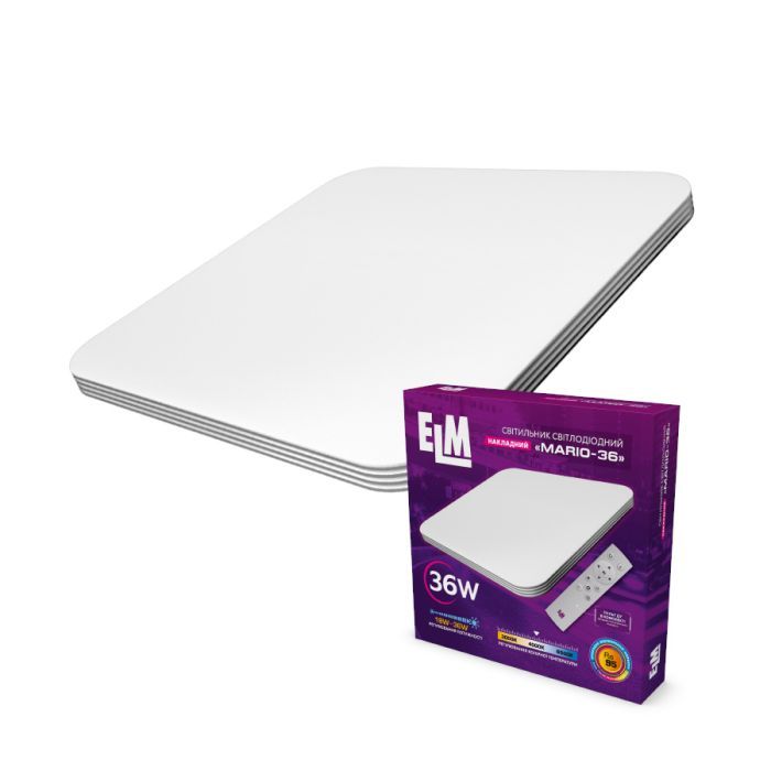 Светильник ELM MARIO- 36W (+пульт) 3000-6500K Фото