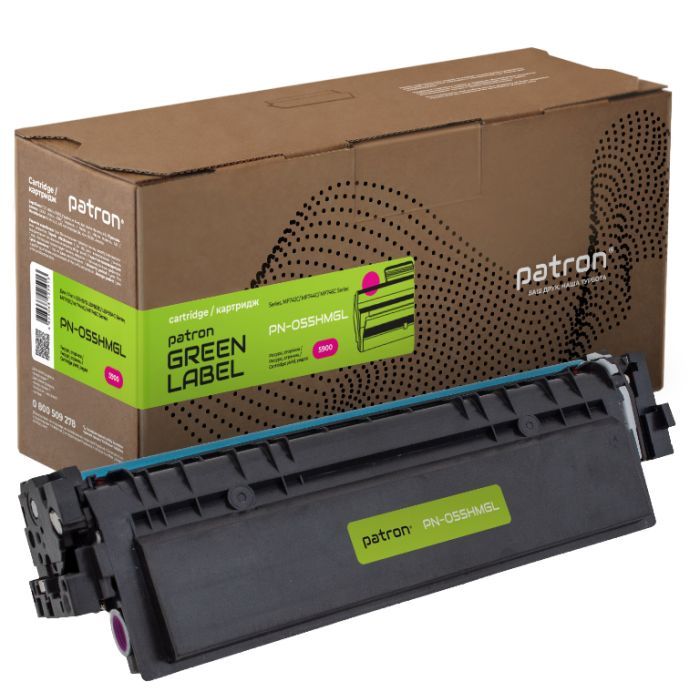 Картридж Patron Canon 055H magenta Green Label Фото