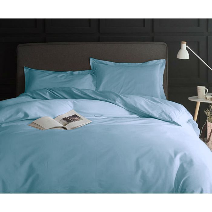 Постельное белье MirSon Сатин 0842 Light Blue 220х240 Фото