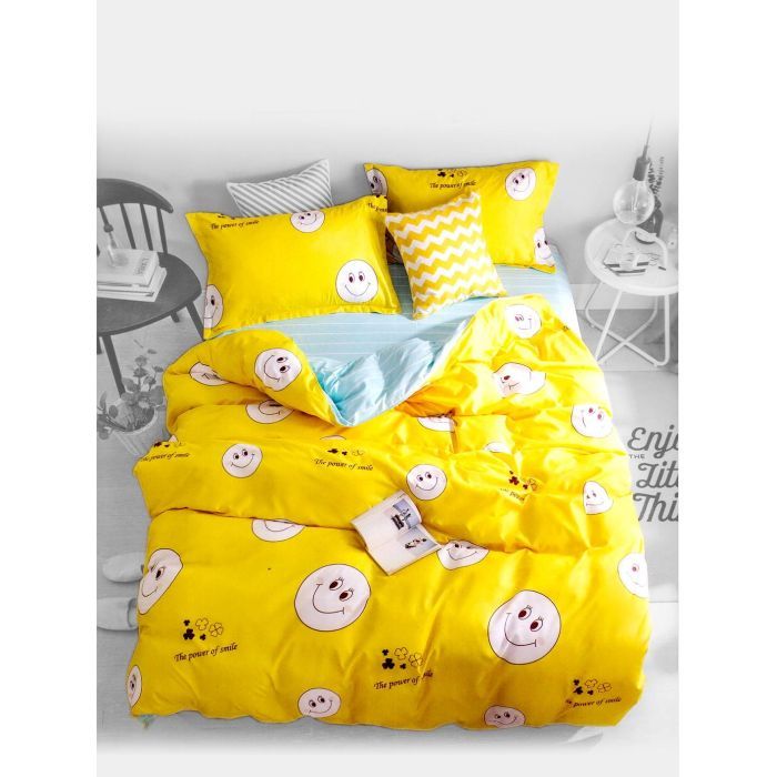 Постельное белье MirSon Сатин Premium 22-1146 Felikin Семейный 160x220 Фото