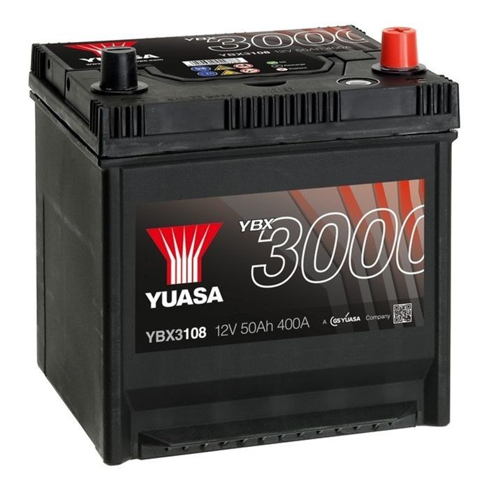 Аккумулятор автомобильный Yuasa 12V 50Ah SMF Battery Фото