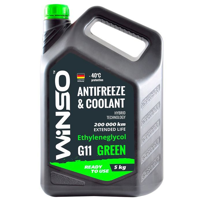 Антифриз WINSO WINSO GREEN G11 green 5kg Фото
