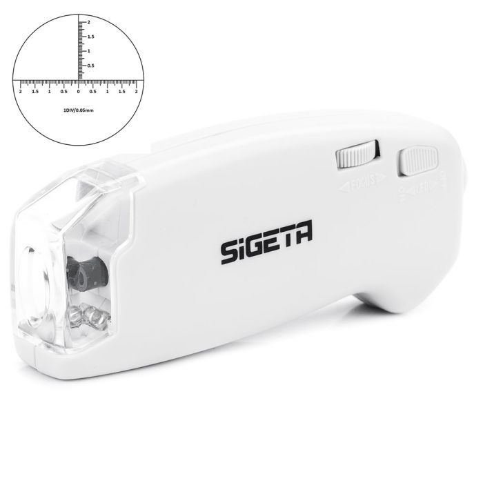 Микроскоп Sigeta MicroGlass 40x R/T (зі шкалою) Фото