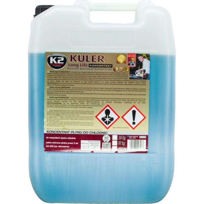 Антифриз K2 KULER KONC. 20кг BLUE Фото