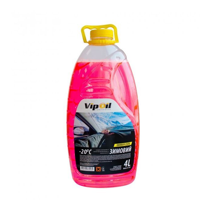 Омыватель автомобильный VIPOIL -20 bubble gum 4л Фото