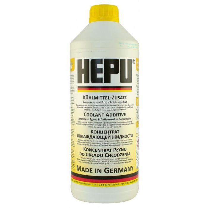Антифриз HEPU 1.5л yellow Фото