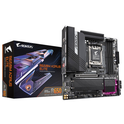 Материнская плата GIGABYTE B650M AORUS ELITE Фото