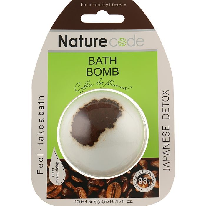 Бомбочка для ванны Nature Code Japanese Detox 100 г Фото