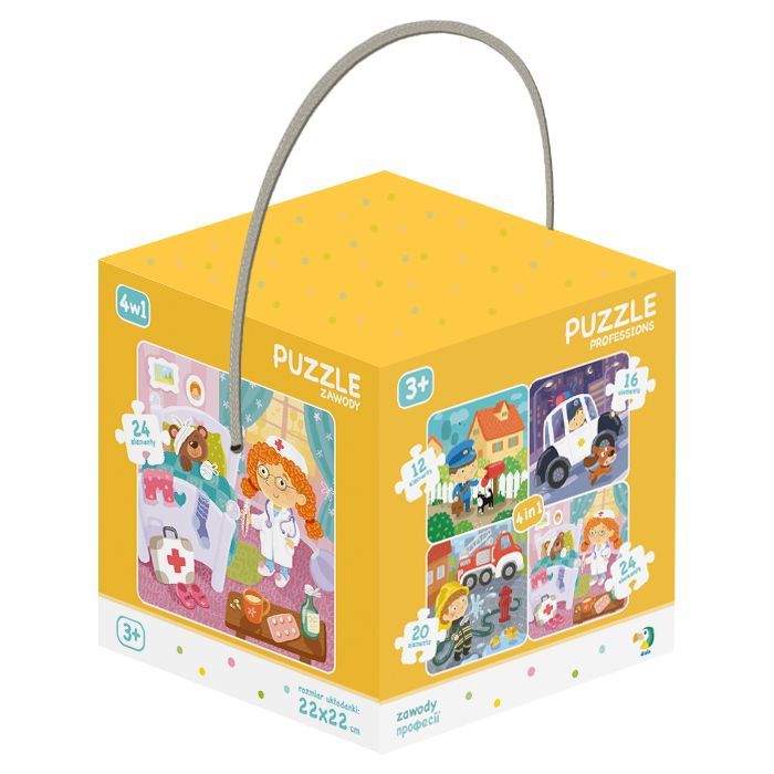 Пазл DoDo 4 в 1 Професії Фото