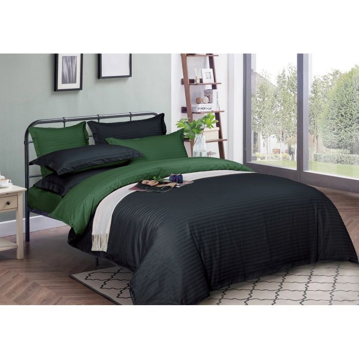 Пододеяльник MirSon Satin Stripe 30-0021 + 30-0017 Serikan 200х220 см Фото