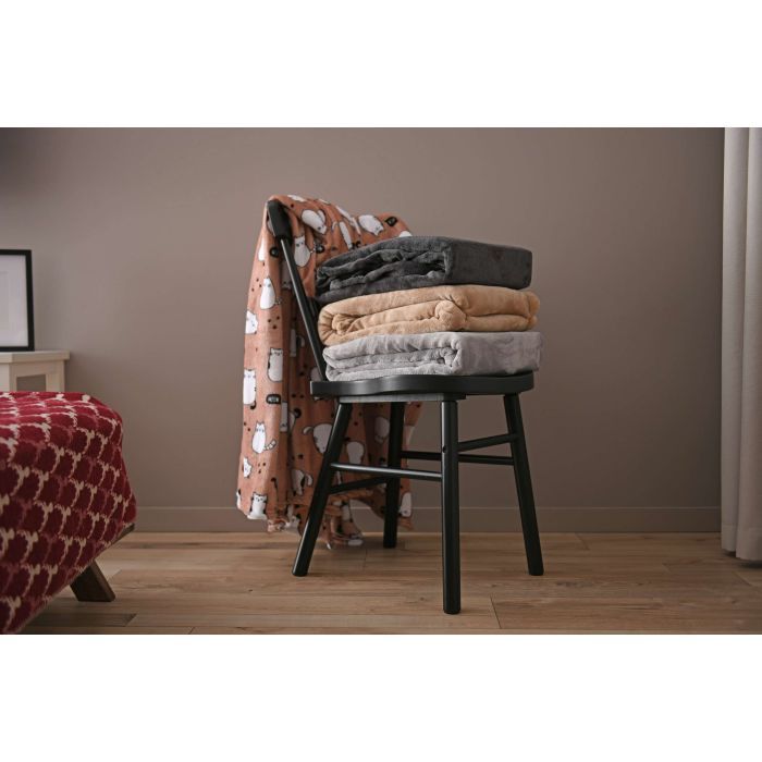 Плед Ardesto Flannel клітинка сіра, 200х220 см Фото 8