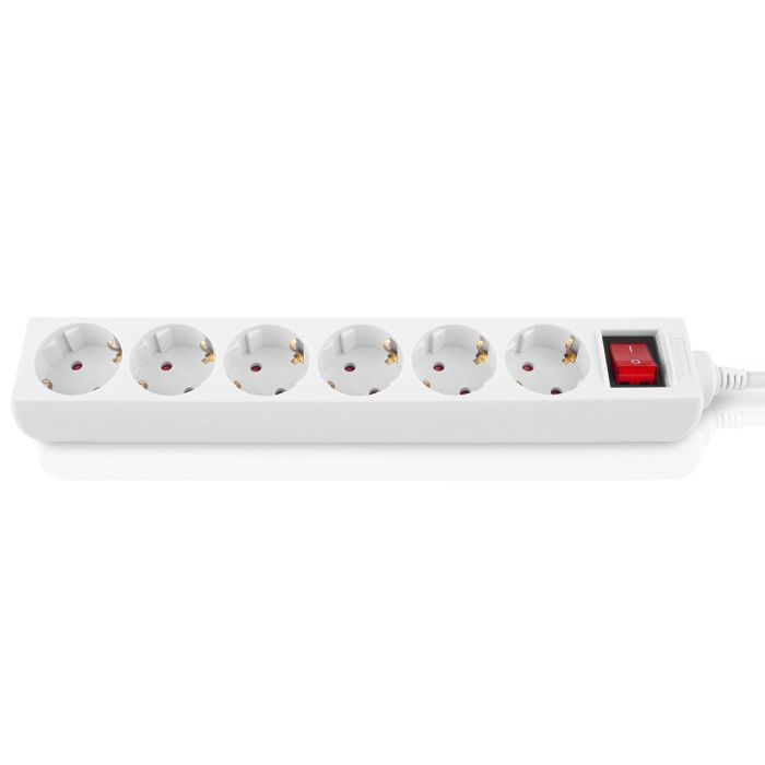 Сетевой фильтр питания REAL-EL RS-6 Protect M 1.8m, white Фото