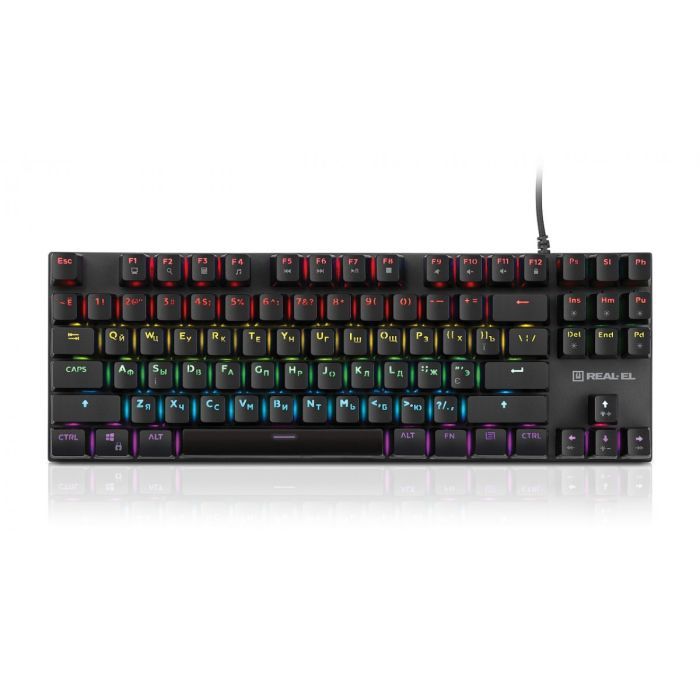 Клавиатура REAL-EL M 05 USB Grey Фото