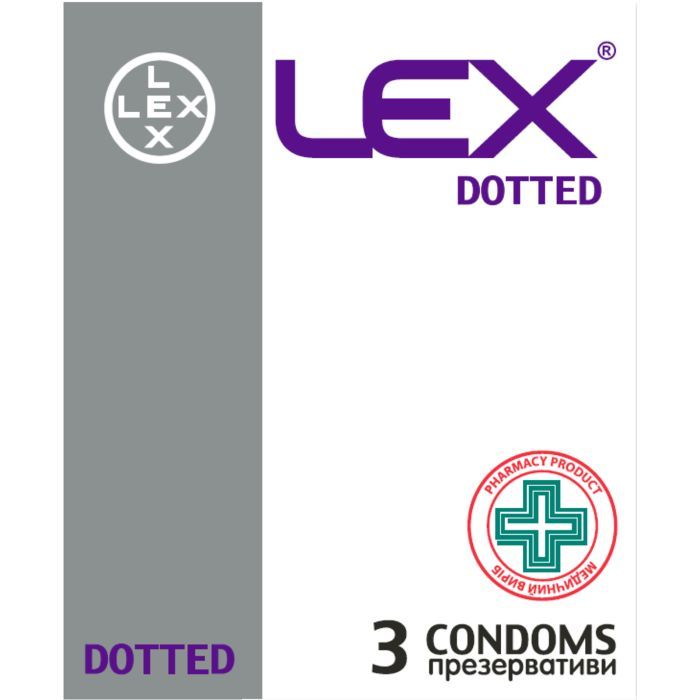 Презервативы Lex Condoms Dotted 3 шт. Фото