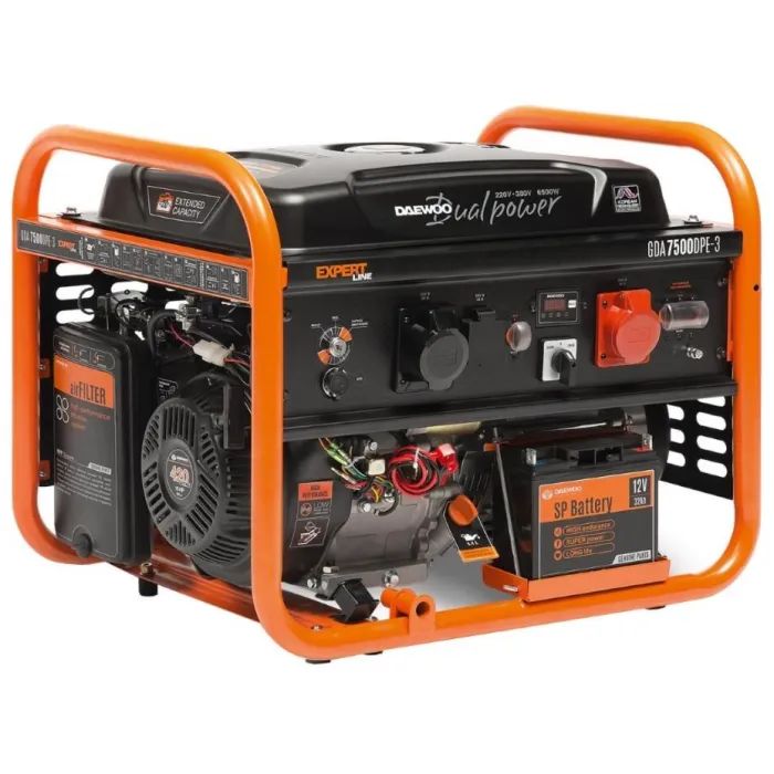 Генератор Daewoo GDA 7500DPE-3 6,5kW Фото