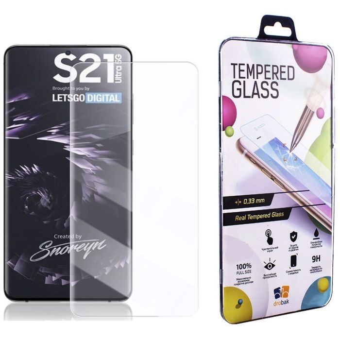Стекло защитное Drobak Samsung Galaxy S21 Plus Фото