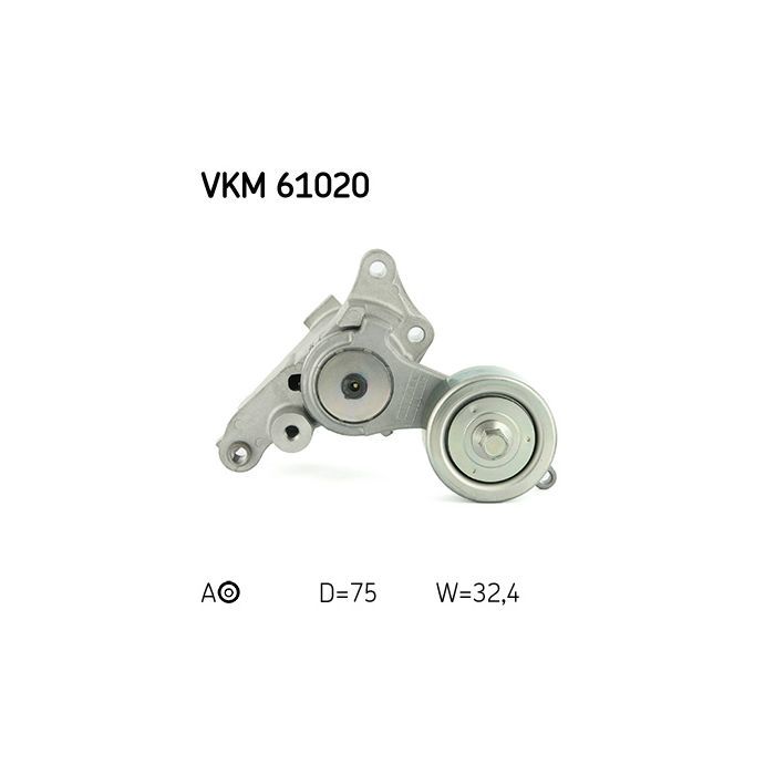 Натяжитель ремня с роликом SKF VKM 61020 Фото