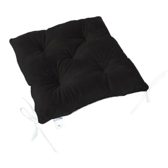 Подушка на стул MirSon 28-0007 Black Velvet 40х40 см Фото