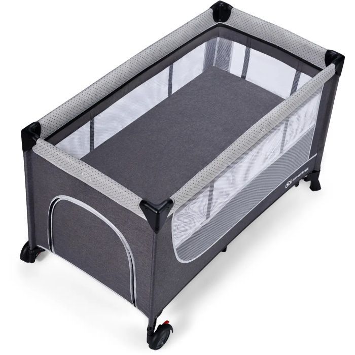 Кроватка Kinderkraft манеж Leody Grey Фото 3