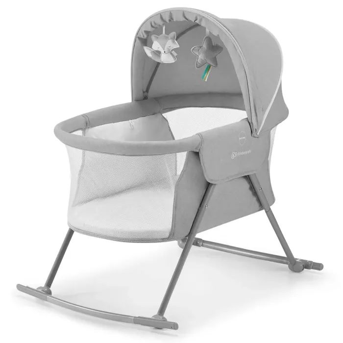 Кроватка Kinderkraft гойдалка Lovi Grey 3 в 1 Фото