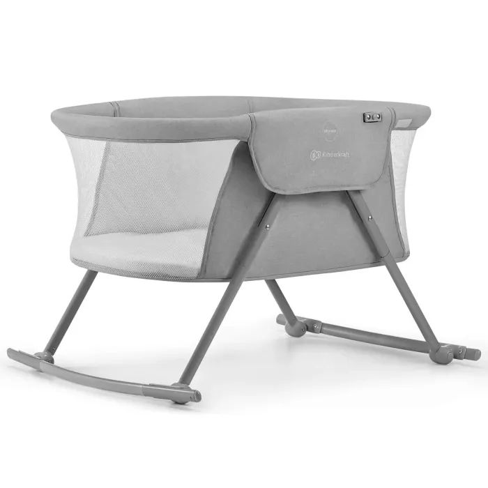 Кроватка Kinderkraft гойдалка Lovi Grey 3 в 1 Фото 2