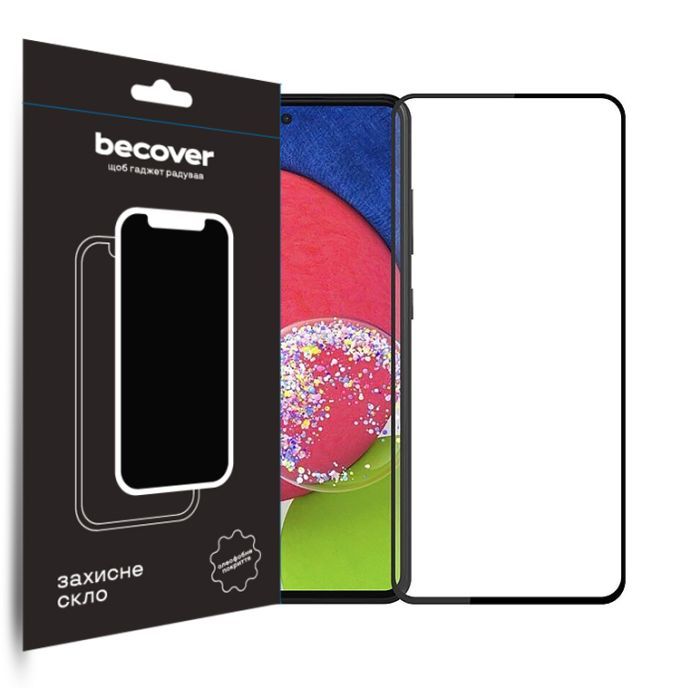 Стекло защитное BeCover Samsung Galaxy A54 5G SM-A546 Black Фото