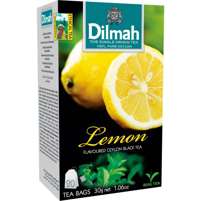 Чай Dilmah Черный с лимоном 20х1.5 г Фото
