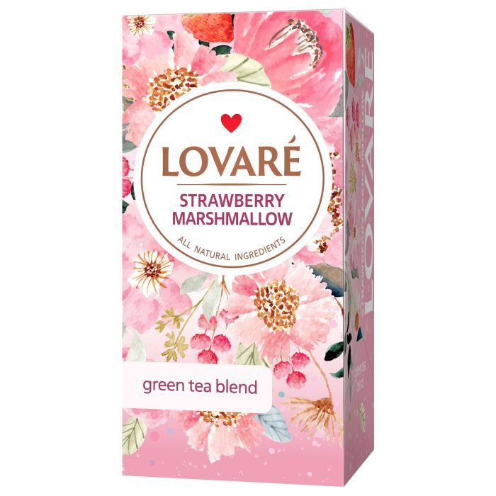 Чай Lovare Strawberry marshmallow 24х1.5 г Фото