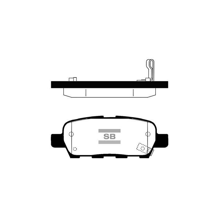 Тормозные колодки HI-Q SP1184 Фото