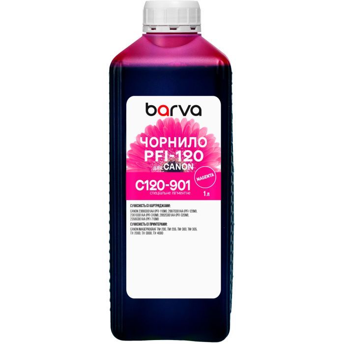 Чернила Barva Canon PFI-120/710 1л M pigmented Фото
