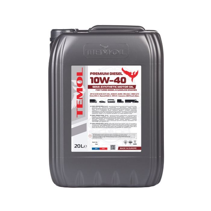 Моторное масло TEMOL Ultra Diesel 10W40 20л Фото