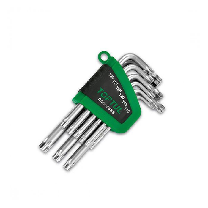 Ключ Toptul Г-образный TORX T10-T50 9ед. Фото