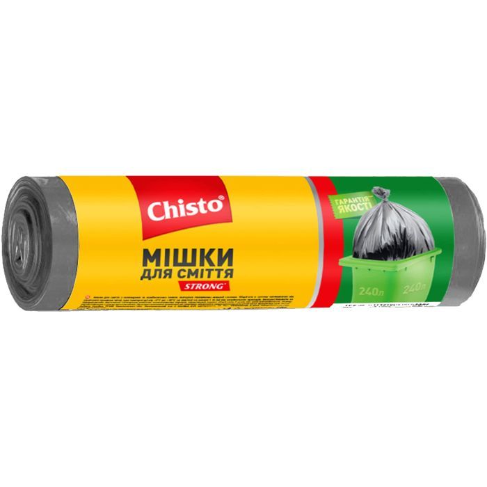 Пакеты для мусора Chisto Strong 240 л 5 шт. Фото
