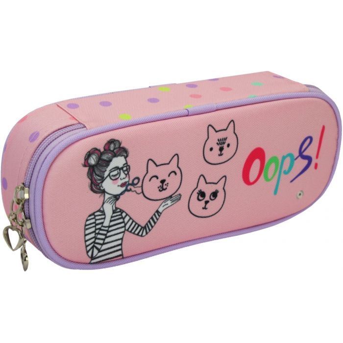 Пенал Cool For School 1 отделение Розовый Фото