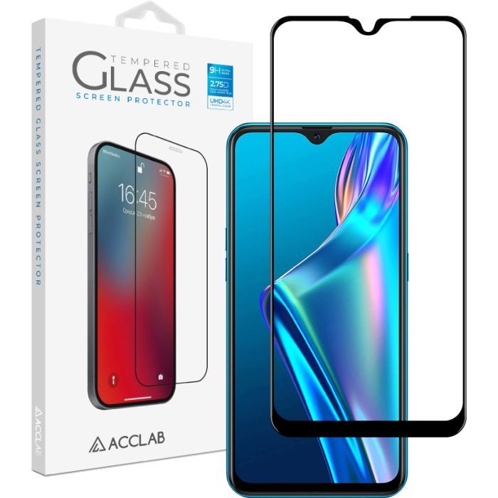 Стекло защитное ACCLAB Full Glue Oppo A12 Фото