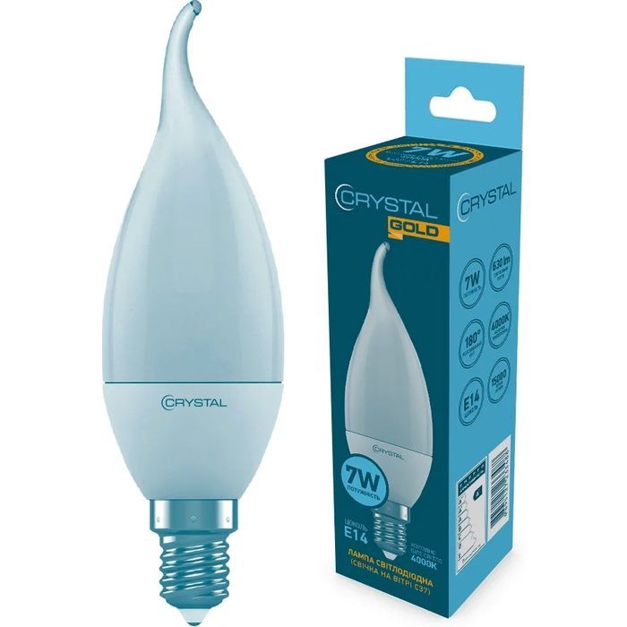 Лампочка CRYSTAL C37 7W PA Е14 Фото