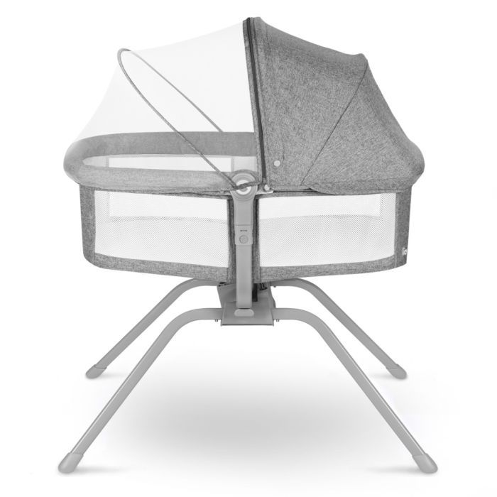 Кроватка Lionelo приставне Malin Grey Stone Фото 2